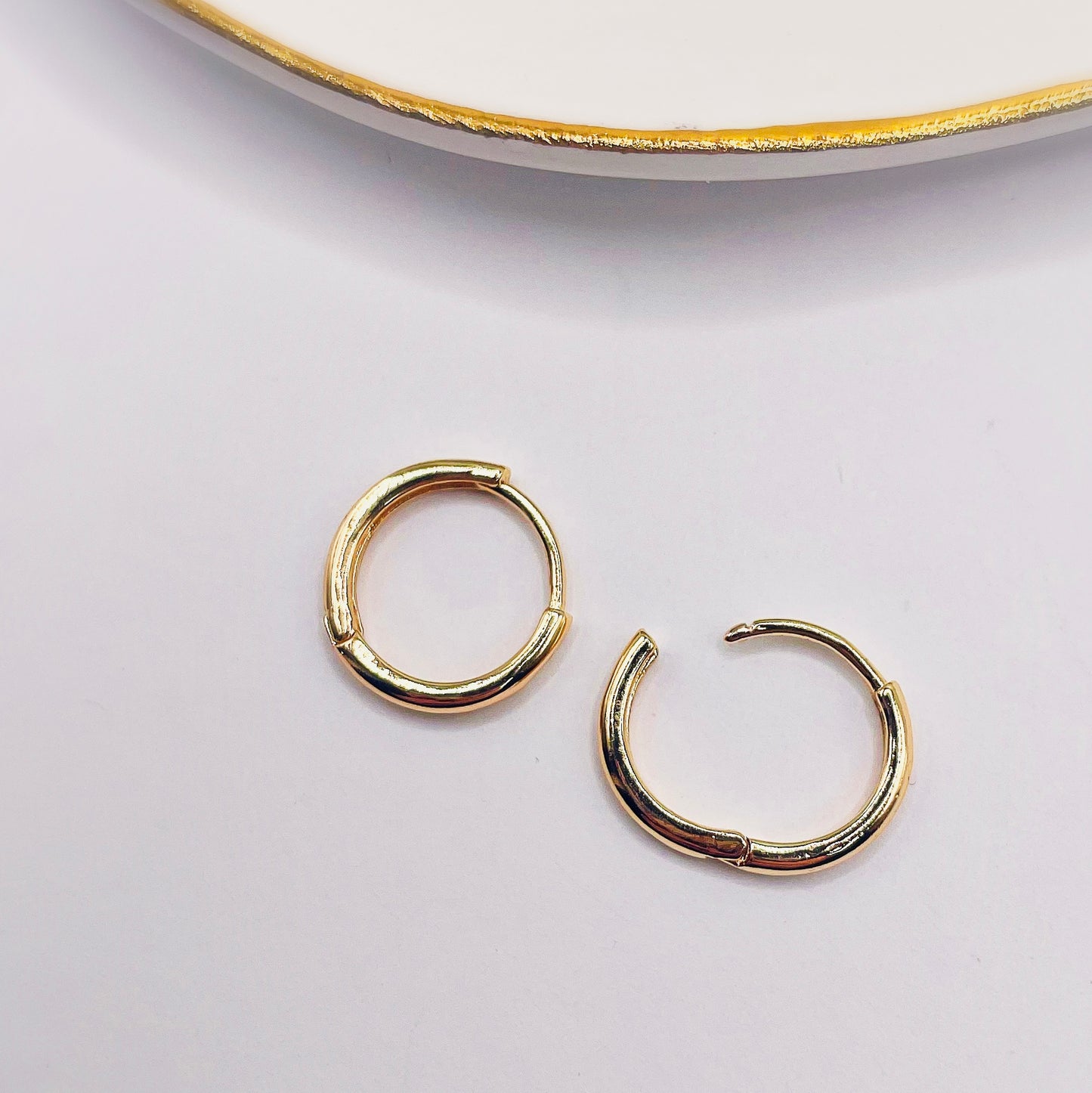 Two in One Huggie Hoops