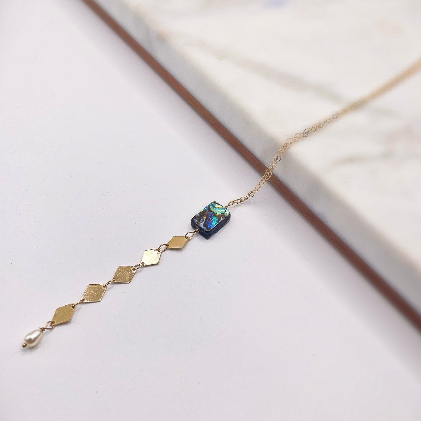 Siren Abalone Lariat
