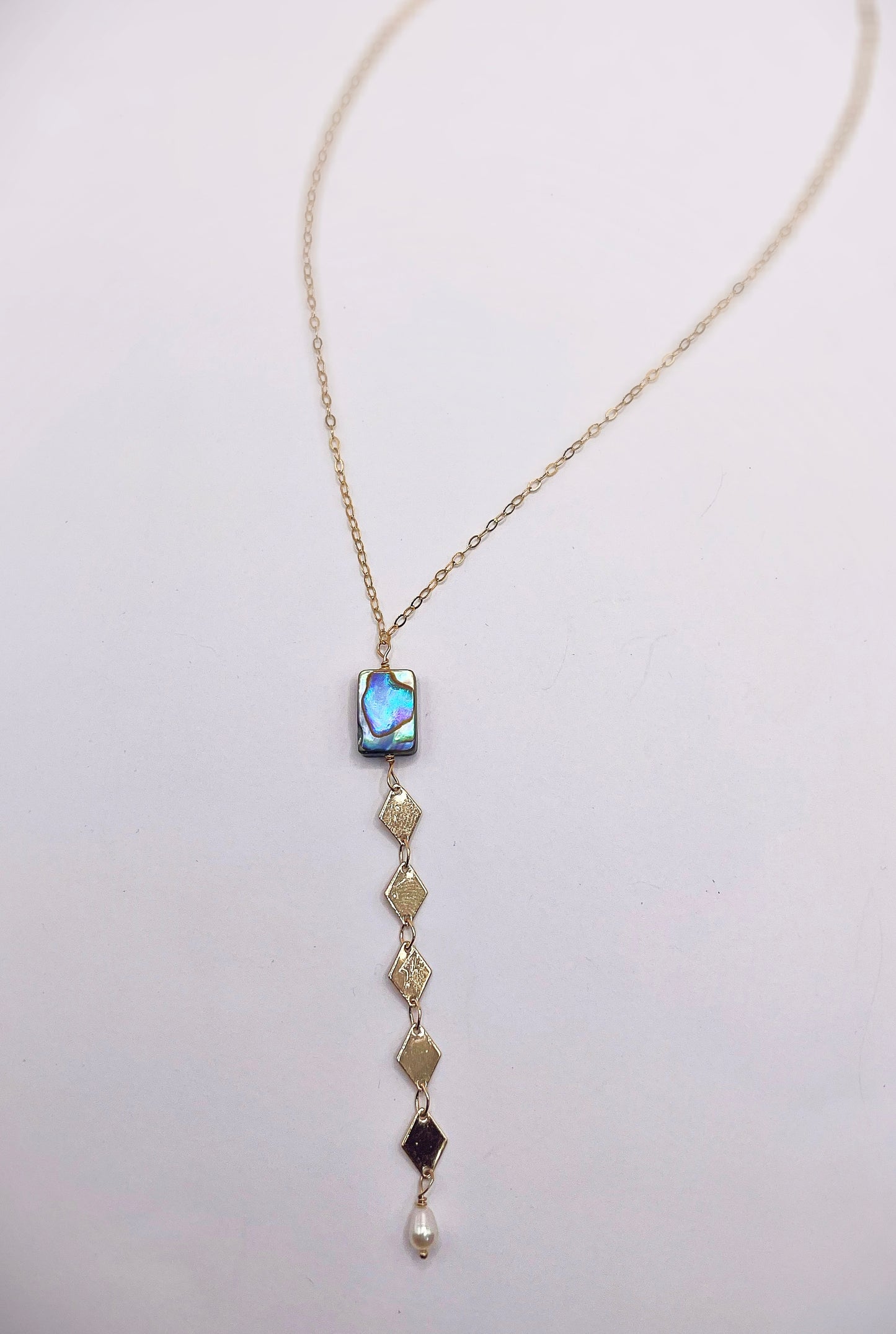Siren Abalone Lariat