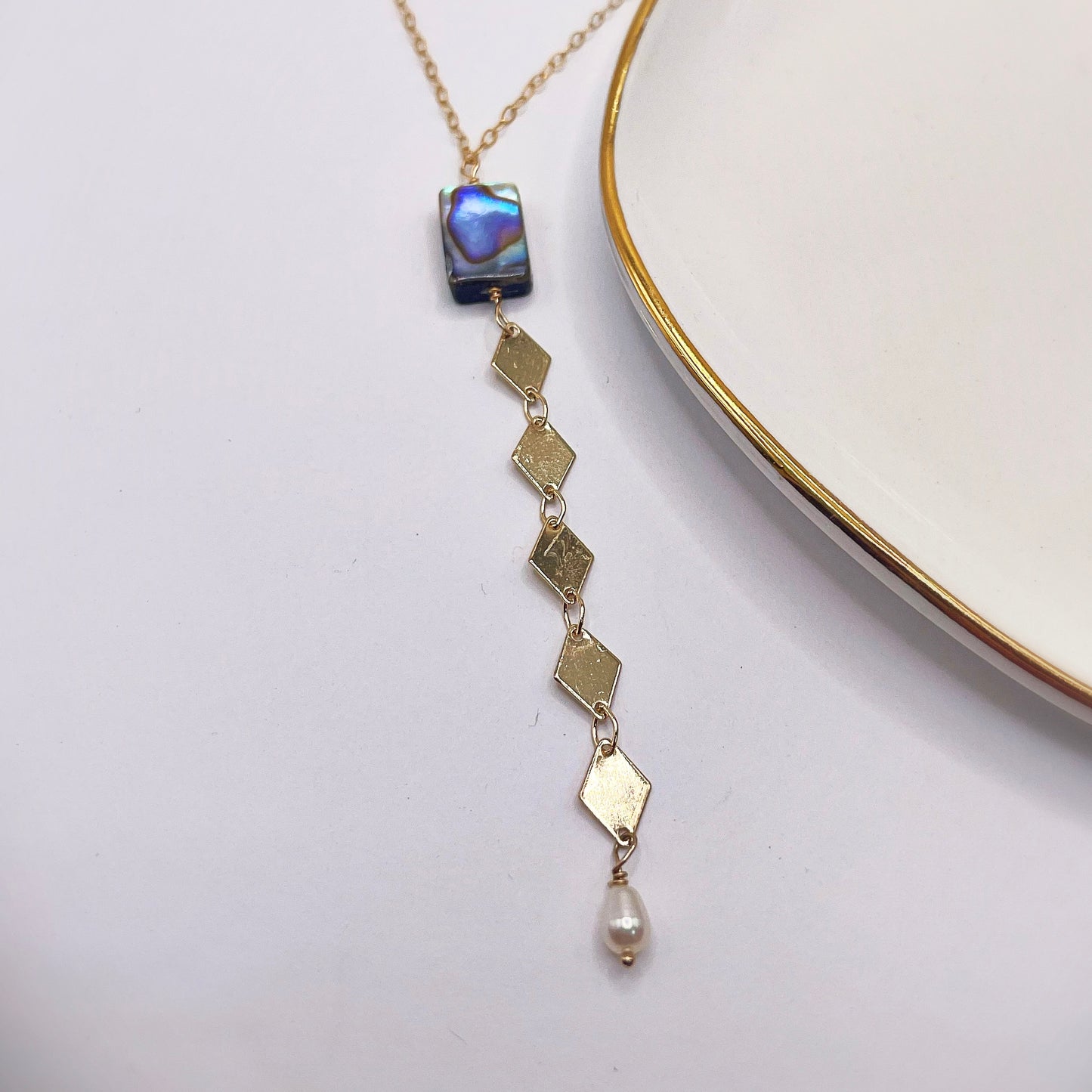 Siren Abalone Lariat