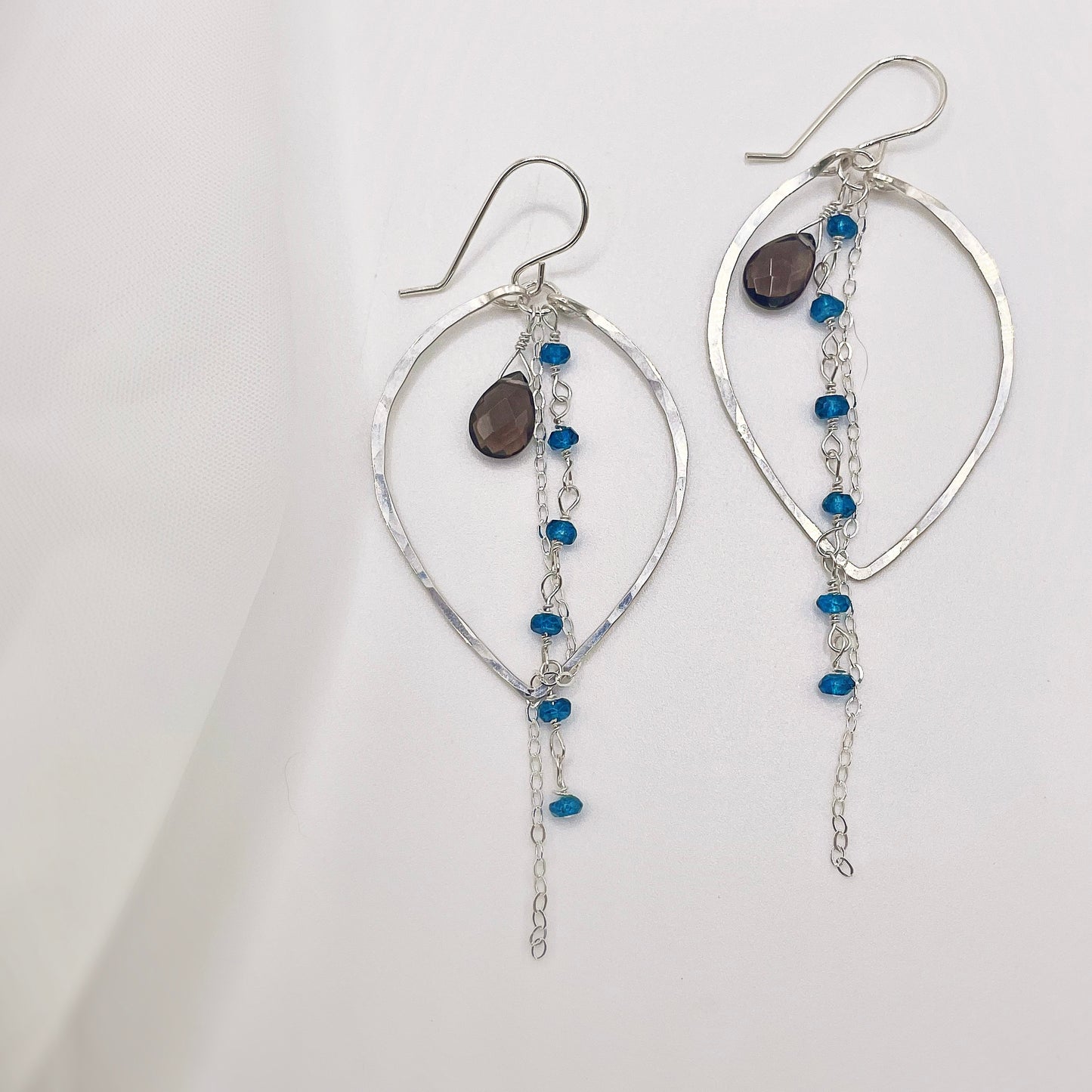 Fallen Leaf Chain Hoops
