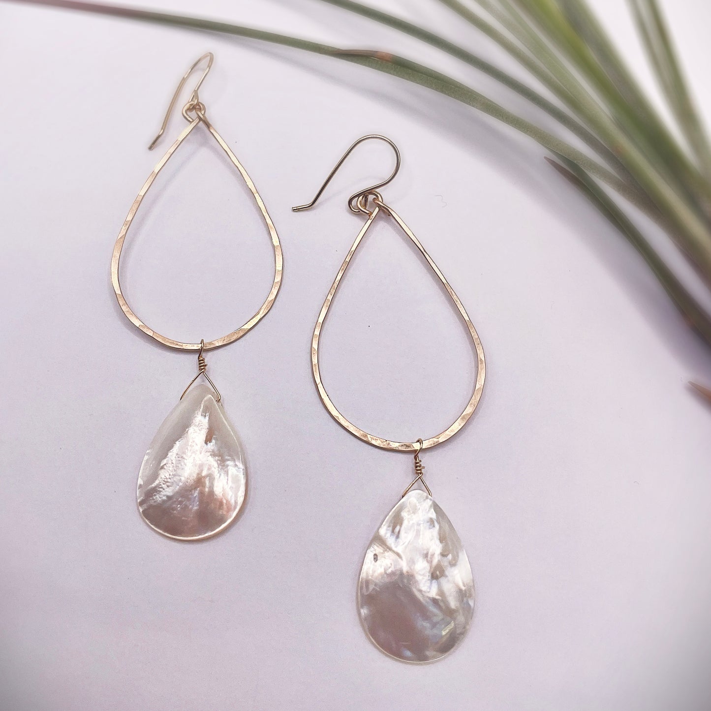 Mermaid Raindrop Hoops