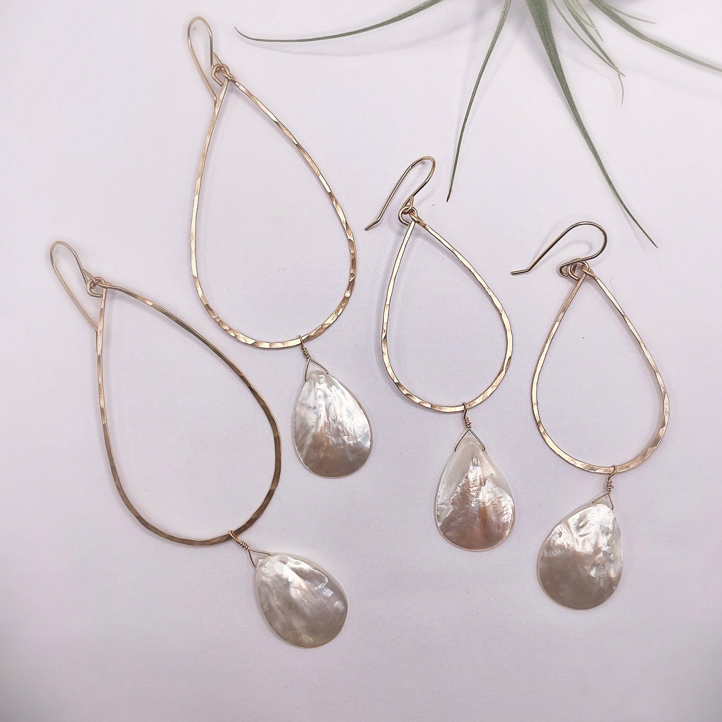 Mermaid Raindrop Hoops