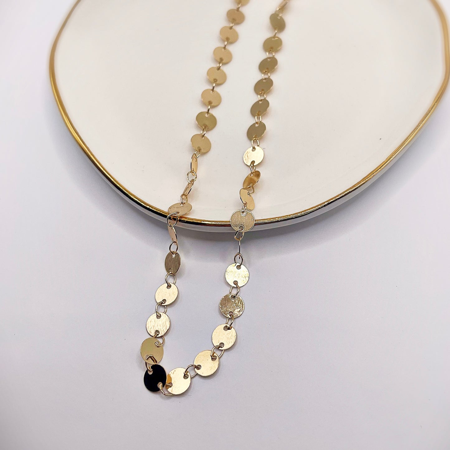 Shimmer Coin Necklace