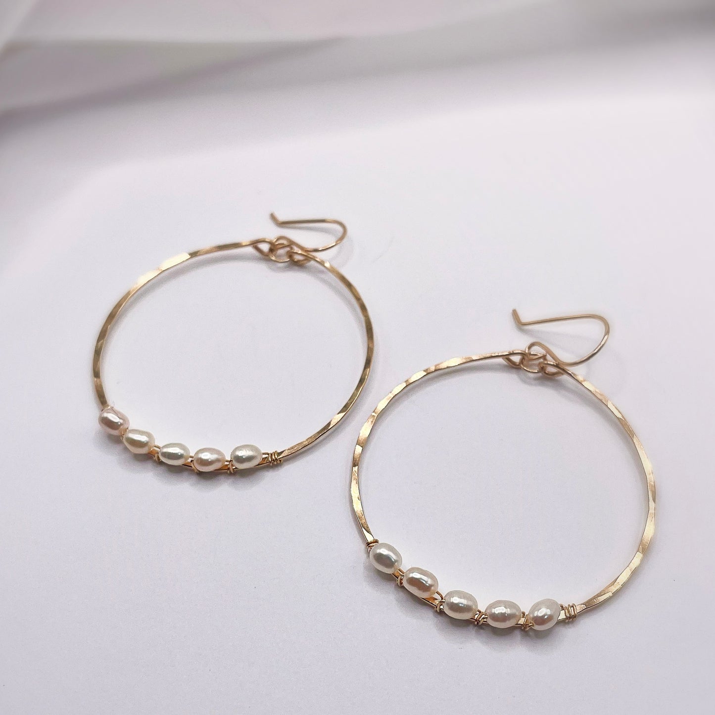 Keishi Wrapped Hoops