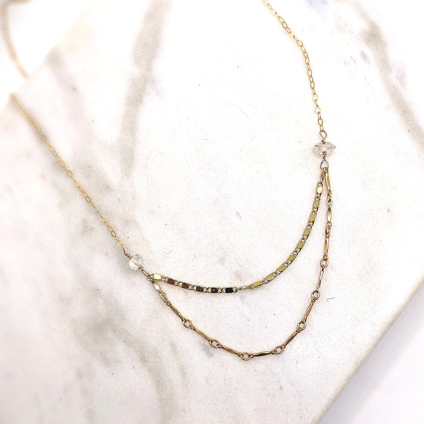 Salt Water Double Necklace