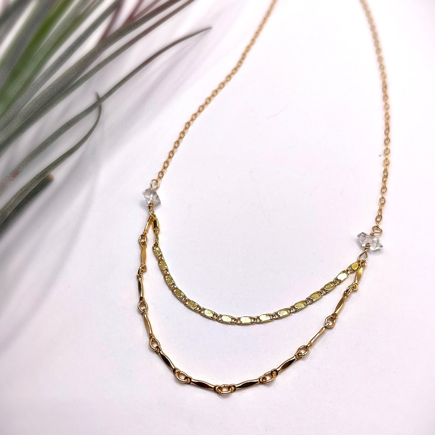 Salt Water Double Necklace