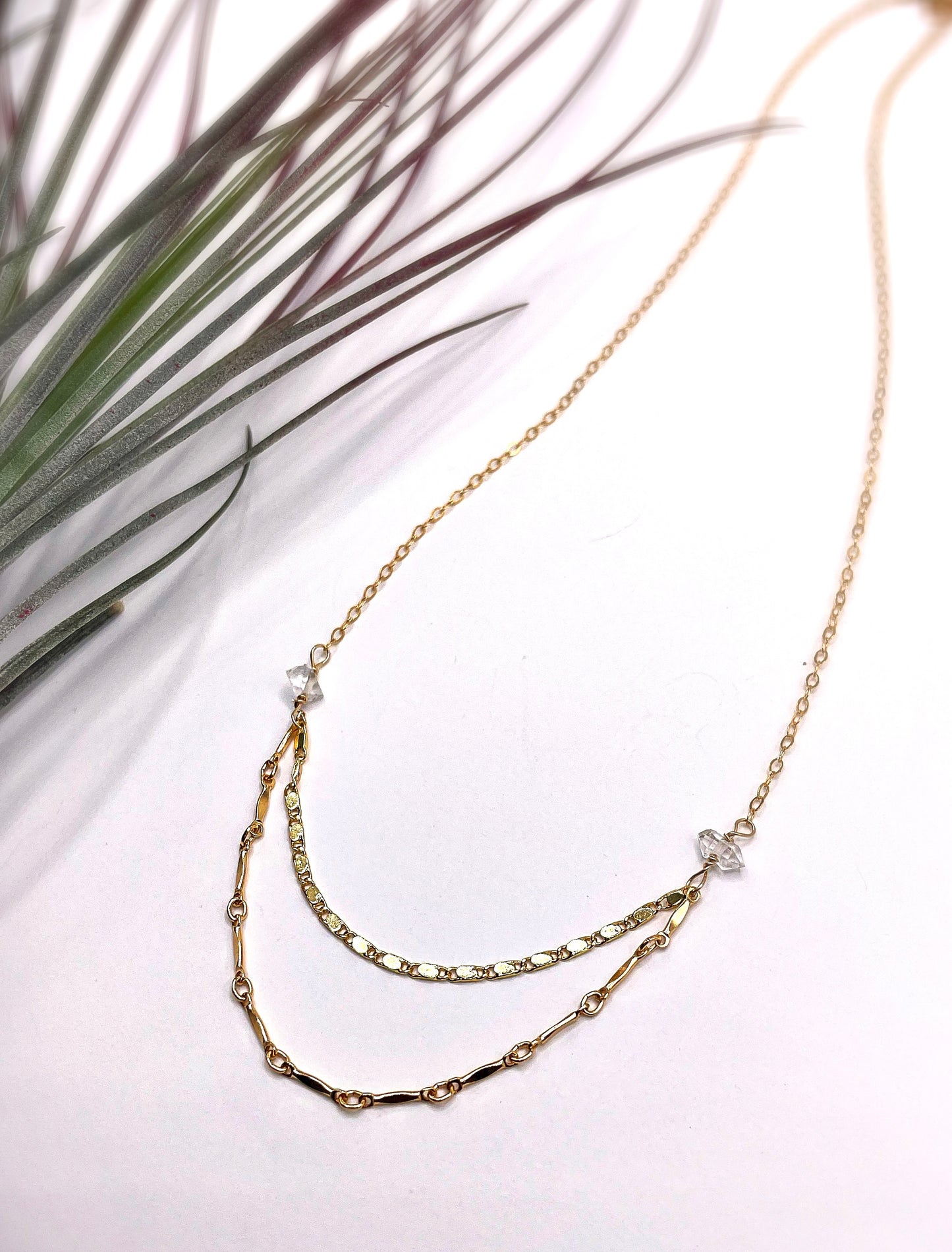 Salt Water Double Necklace