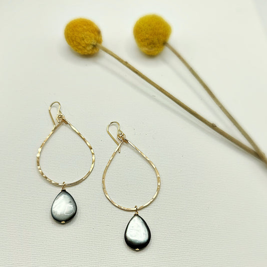 Ocean Teardrop Earrings