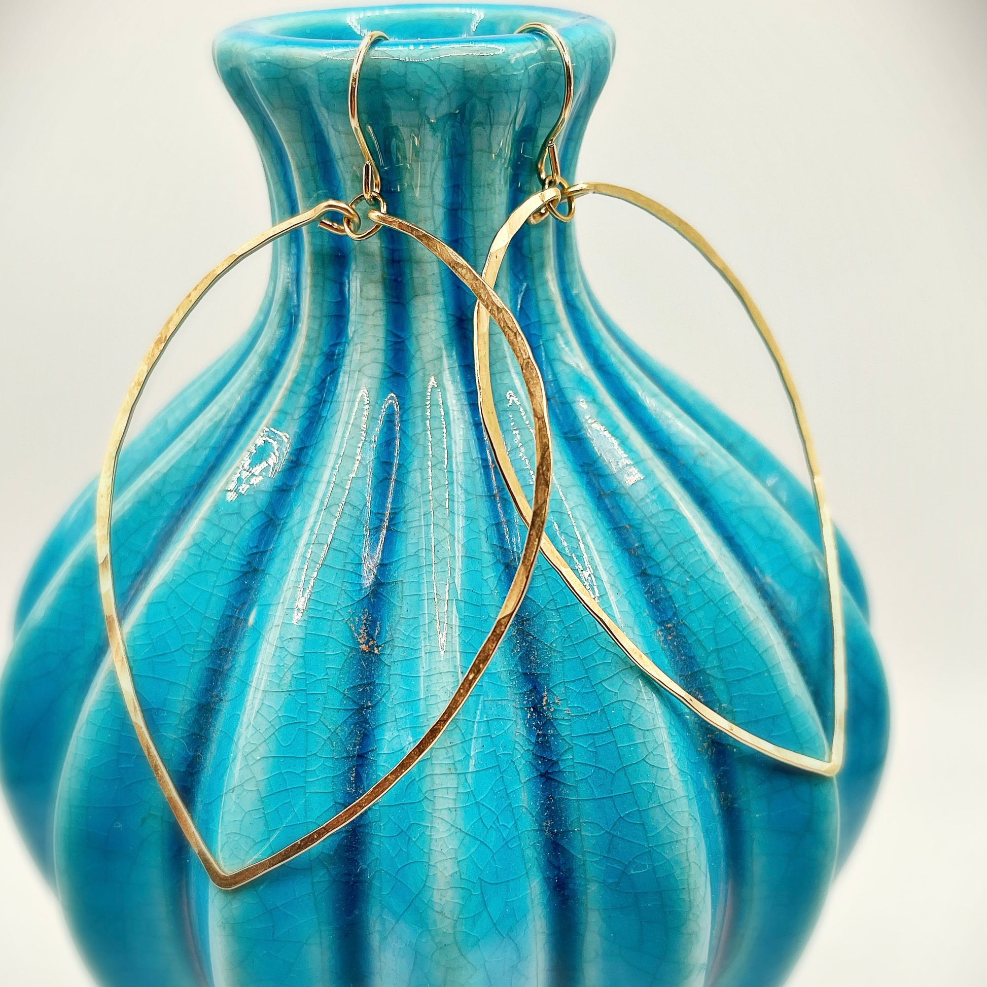 Dunes Hoops - Blue Sky Feathers
