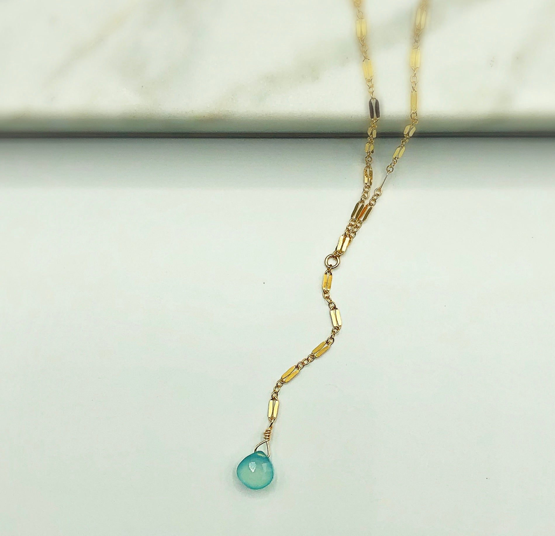 Blue Sky Lariat - Blue Sky Feathers