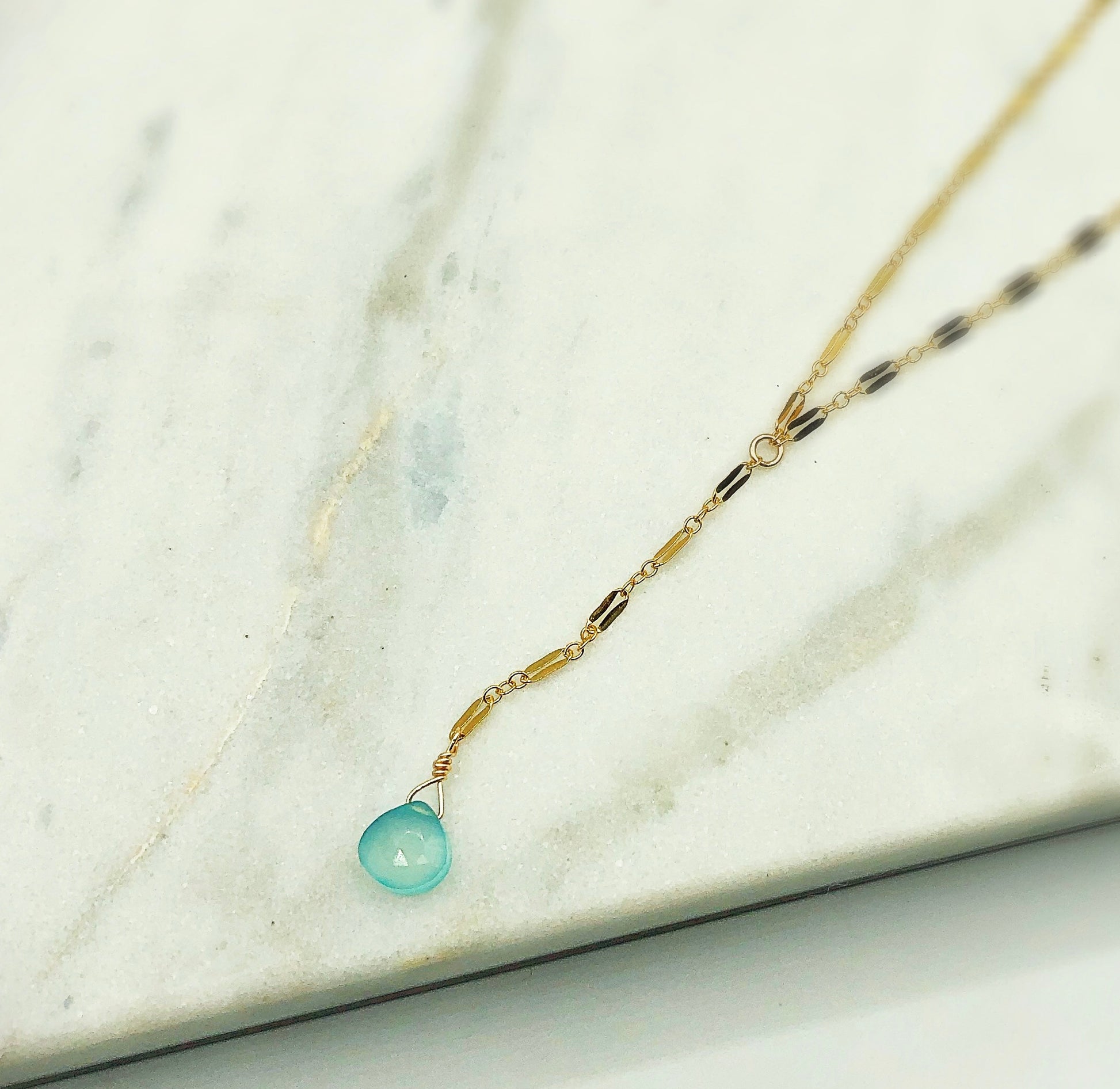 Blue Sky Lariat - Blue Sky Feathers