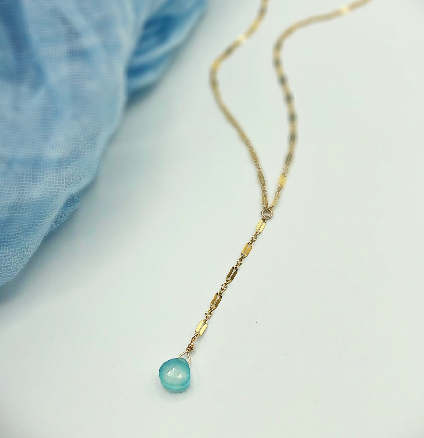 Blue Sky Lariat - Blue Sky Feathers