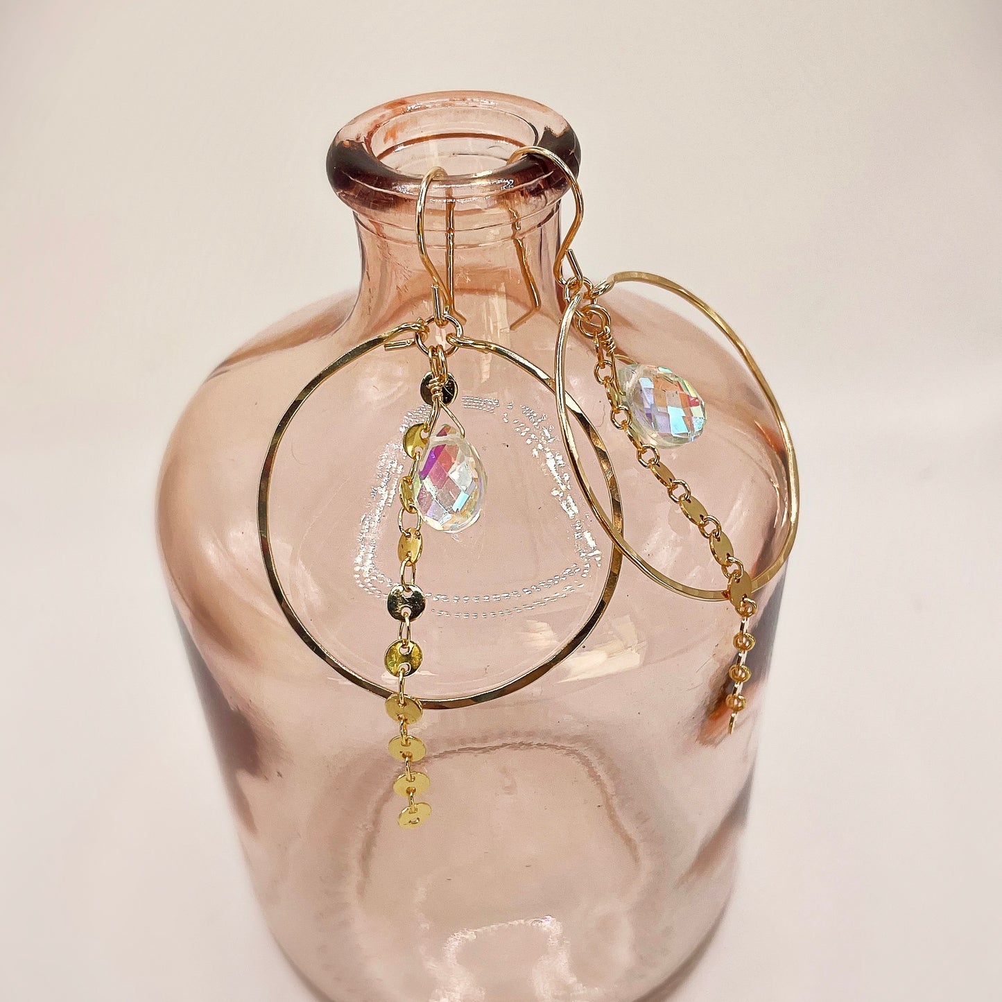 Sparkle Coin Hoops