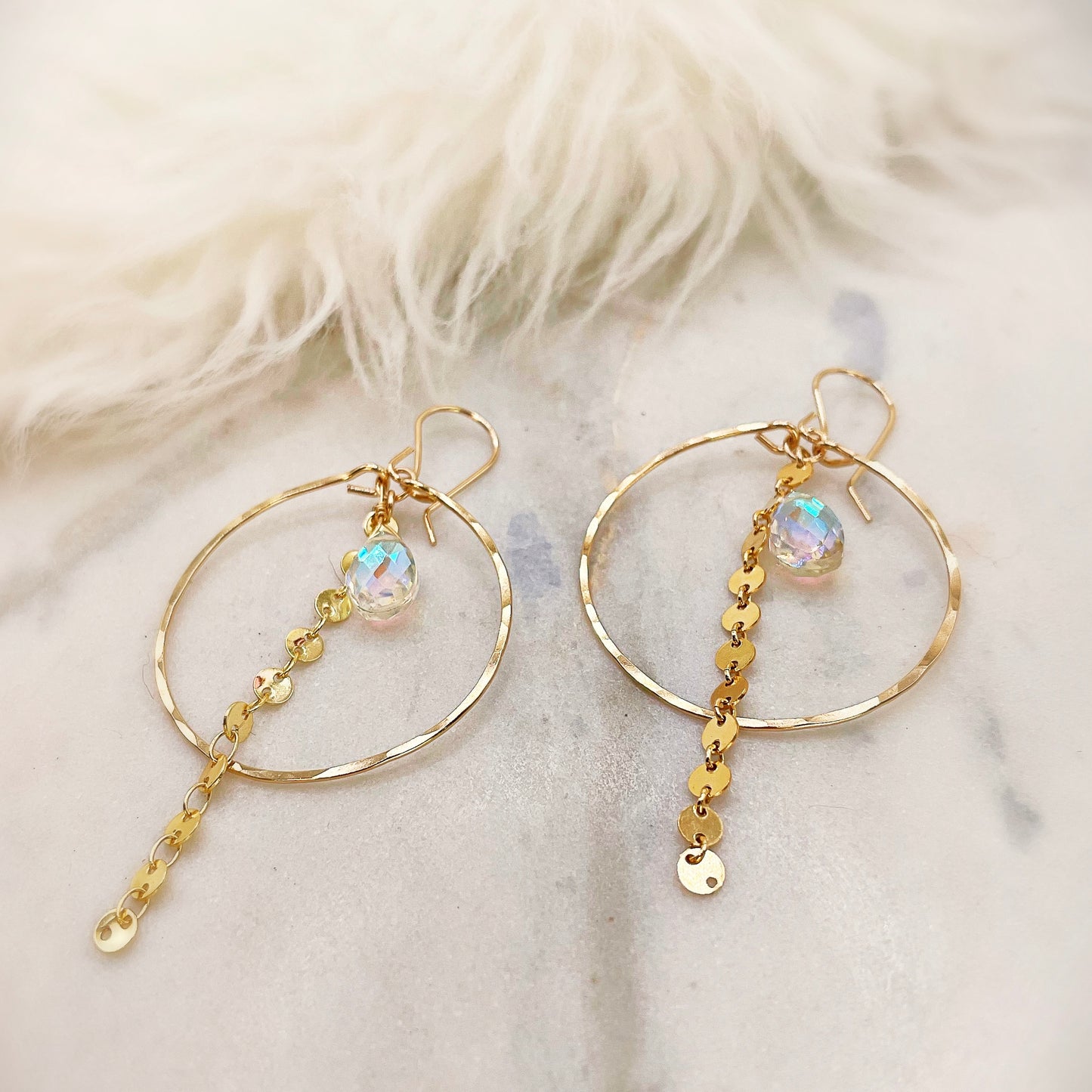 Sparkle Coin Hoops