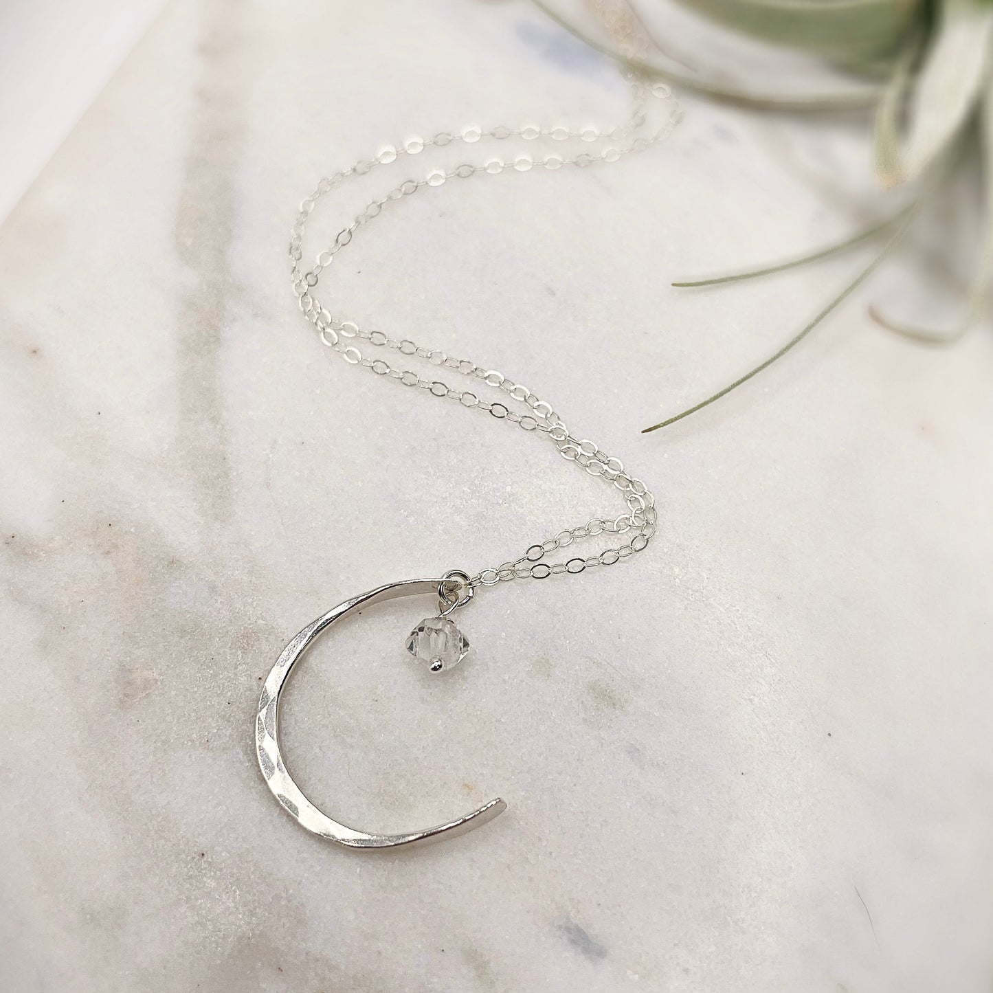 Salt Water Luna Drop Necklace