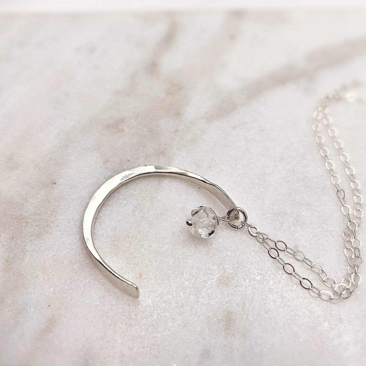 Salt Water Luna Drop Necklace