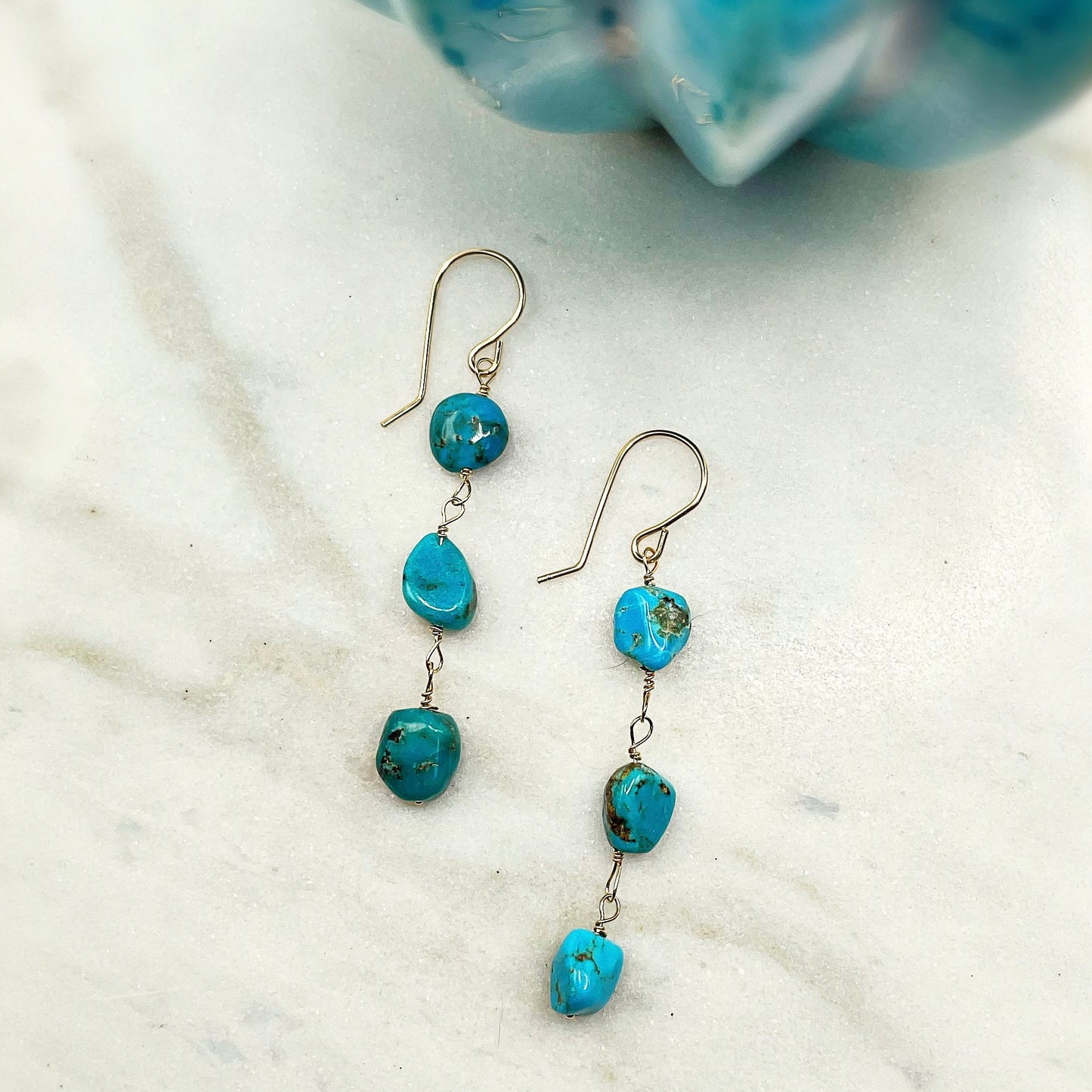 Turquoise Stone Drops