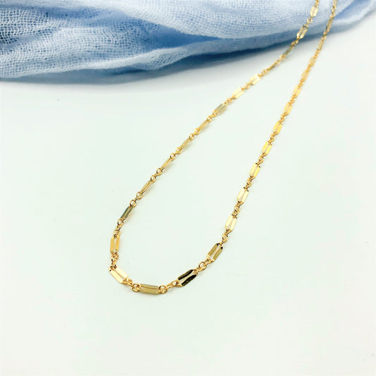 Sunrise Chain Necklace - Blue Sky Feathers